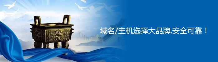 域名/主機選擇大品牌,安全可靠！